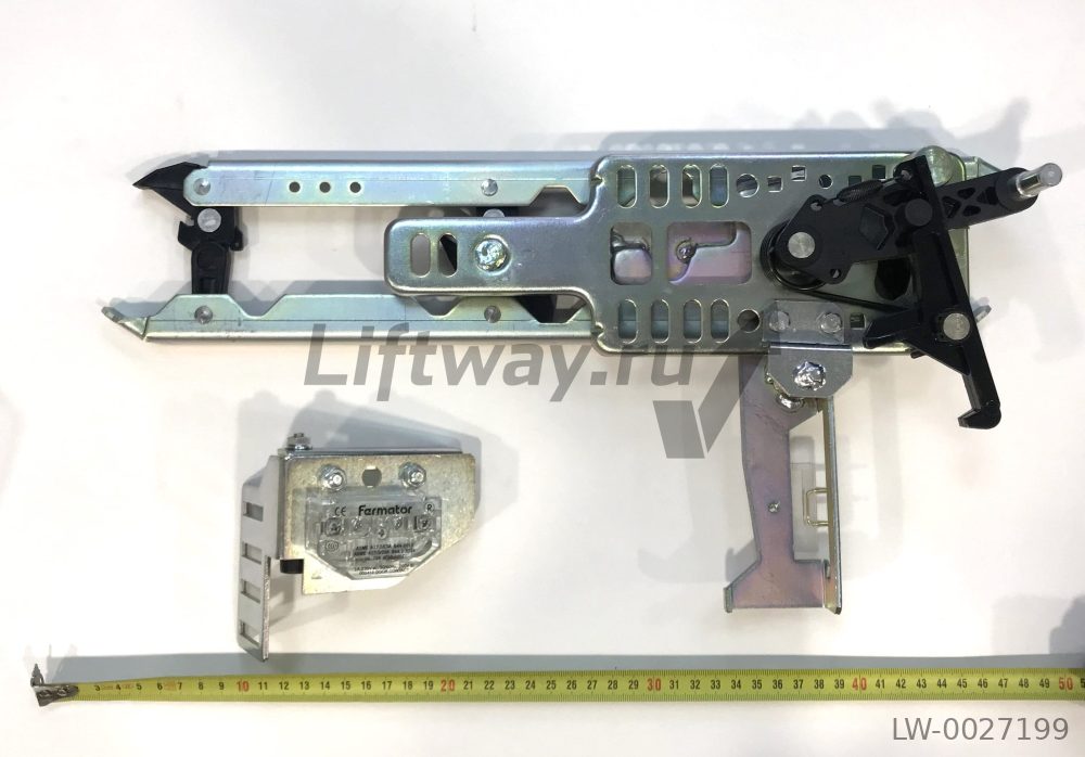 Отводка дверей Fermator, с замком CDL Lock, правая, L=460mm, CDL-VF00CD000