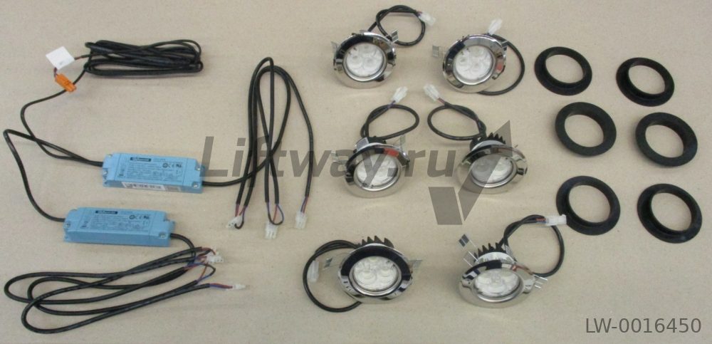 Комплект освещения кабины из 6-ти ламп LED 