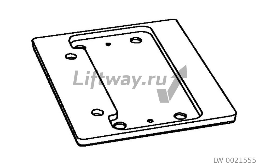 Демпферная подушка под безредукторную лебедку PMS420 D / E Schindler