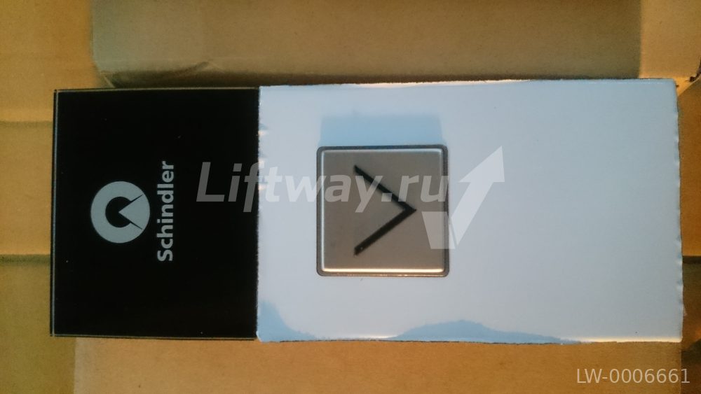 Вызывная панель Schindler, механическая кнопка "ВНИЗ"