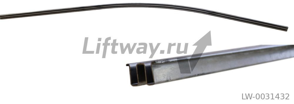 Направляющая поручня стальная  (перех. участ.,нижняя площад)  XO508  (35 град., 2 ступ, балюстр 930)