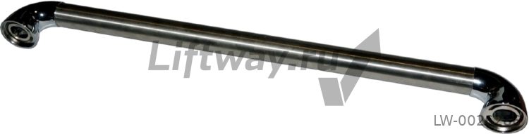 Поручень ONDA полированный хром 930mm c 2 кронштейнами OTIS (ОТИС) Франция 