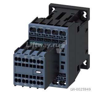 КОНТАКТОР, 4NO+4НЗ AC 110V, 50/60 ГЦ, ТИПОРАЗМЕР S00, ПРУЖИН КЛЕММЫ, БЛОК ДОП. КОНТАКТ