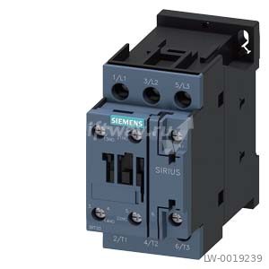 КОНТАКТОР, 3 ПОЛ., AC-3, 7.5КВТ/400В, БЛОК-КОНТ. 1НО+1НЗ, НОМ. НАПР. УПР. 230В АС 50ГЦ, ВИНТ. КЛЕММ