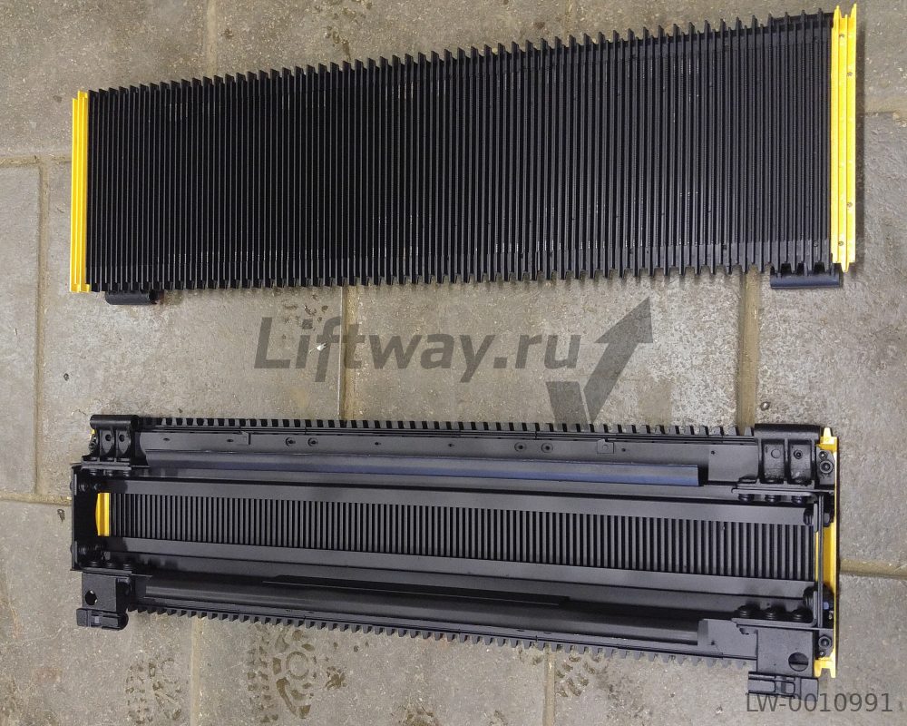 Паллета B=1000мм черная с демаркационными линиями стальная Sigma