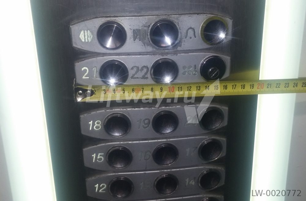 Чиклет хромированный "9,10,11" правый