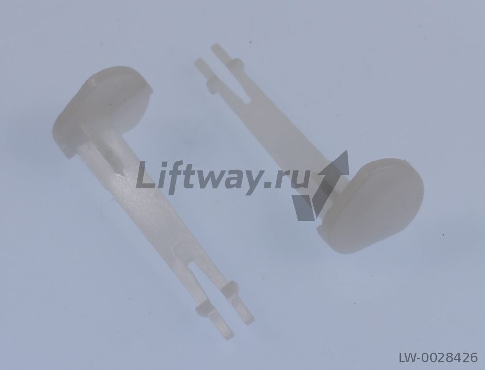 Пластиковый отбойник (башмак) направляющая ступени эскалатора Kone L=90мм