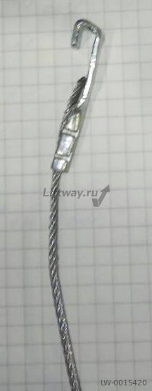 Тросик груза дозакрытия (притвора) ДШ L = 2600 мм с крюком