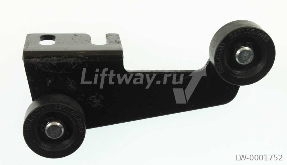 Качалка замка дверей с роликами правая Wittur L=160мм W=75мм