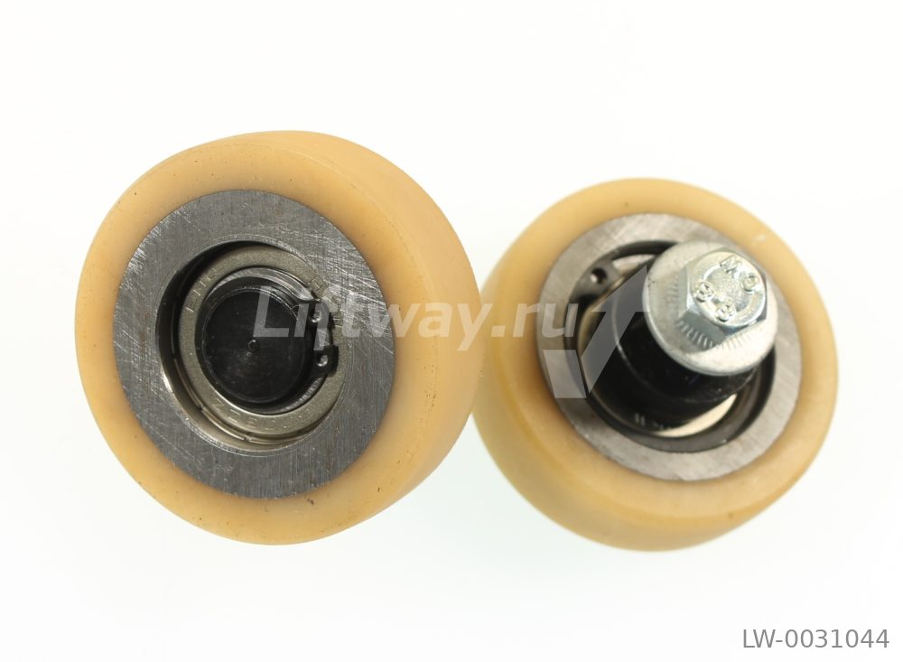 Ролик боковой VSL  ø 60/17 x 18 mm VU 93° с осью для башмака GG2 