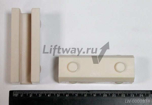 Вкладыш противовеса T=10мм L=80мм (для башмака KM652435G10)
