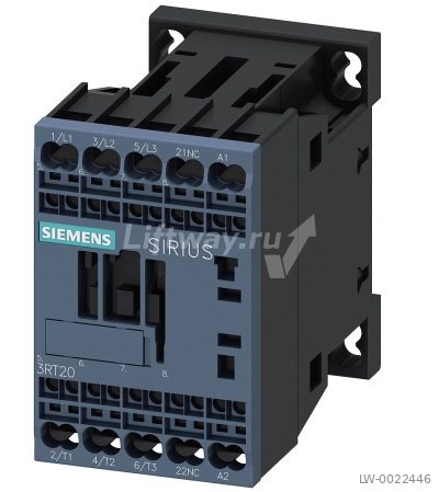КОНТАКТОР, AC-3, 3 KW/400 V, 1НЗ, AC 110 V, 50 ГЦ, 3-ПОЛЮСА, ТИПОРАЗМЕР S00, ПРУЖИННЫЕ ЗАЖИМЫ