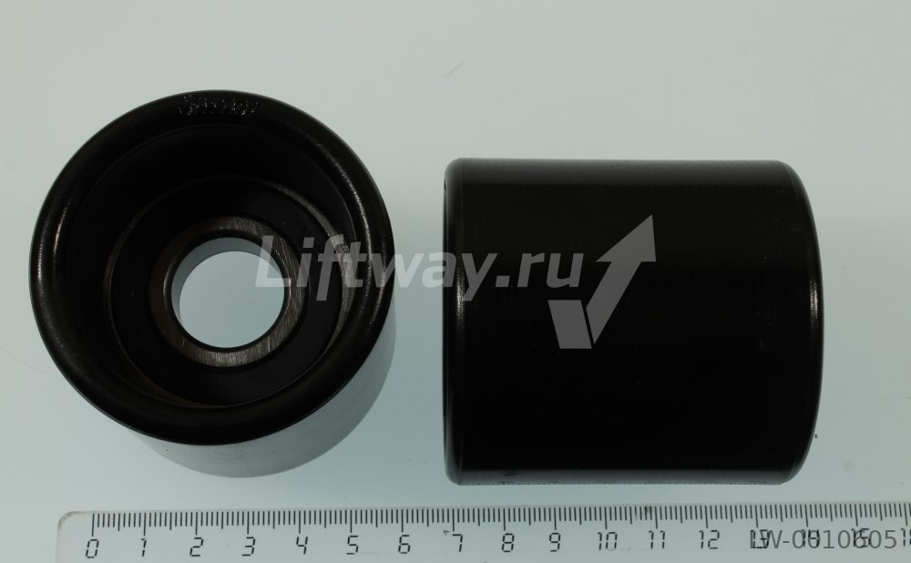 Ролик прижимной привода поручня эскалатора Hyundai D=60мм,W=64мм подшипник 6204