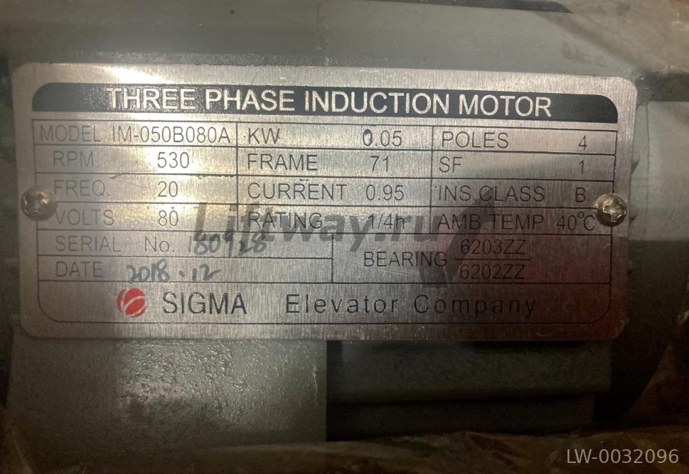 Двигатель привода дверей модель: IM-050B080A (Sigma) 0,05 кВт
