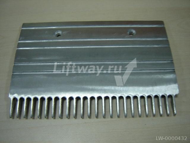 ГРЕБЕНКА ПРАВАЯ OTIS 506 NCE , БЕЗ ПОКР. НАТУР. АЛЮМ.  L=206,39мм 24 зуба