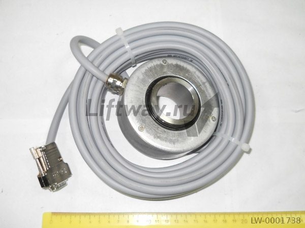 Энкодер, инкрементальный (тахометр лебедки) WDG 100H-38-4096-ABN-I05-K3-D56 (4096 TTL 5V)