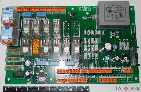 Плата MEH3 BASE V07.1/4-P/AC/ (PCB)