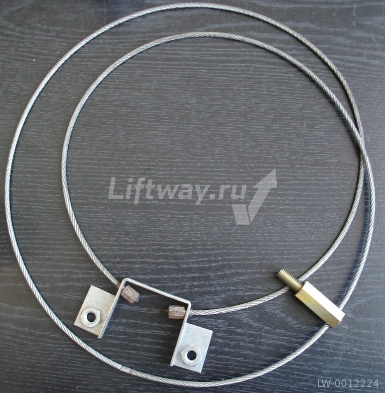 Тросик связи дверей кабины ДК TECHNA-D2000 (D2200) L=1450 mm OP1100 телескоп
