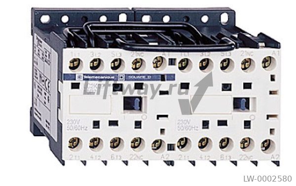 КОНТАКТОР РЕВЕРС. K 3P,9 A,НО,48V 50/60 ГЦ,МЕХ. БЛ