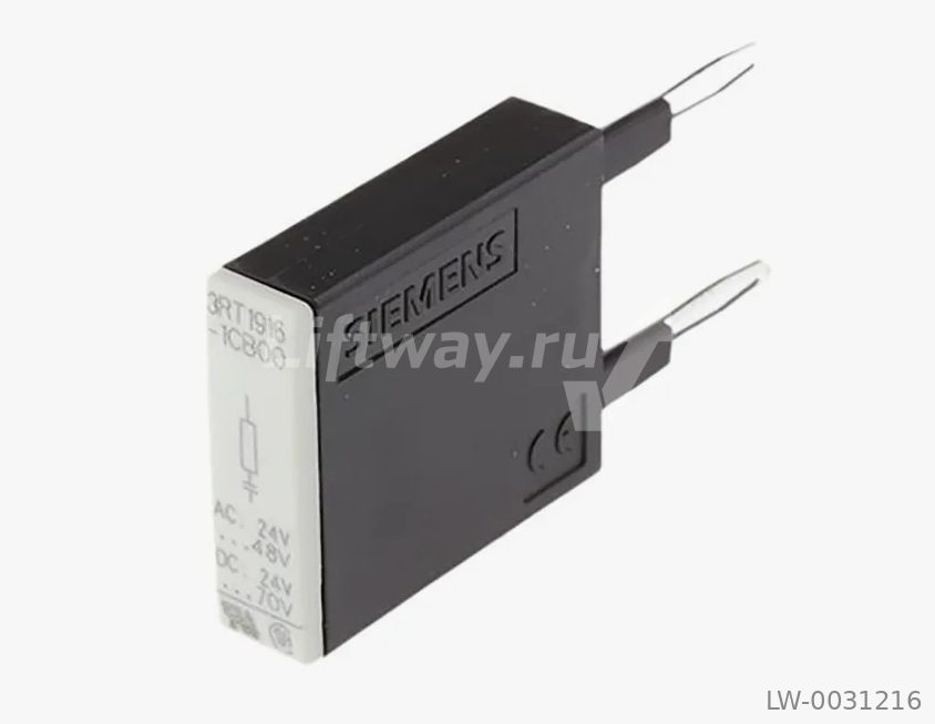 RC-ЭЛЕМЕНТ, AC 24.48 V, DC 24.70 V, ПОДАВИТЕЛЬ ПОМЕХ, ДЛЯ МОНТАЖА НА КОНТАКТОРЫ ТИПОРАЗМЕР S00