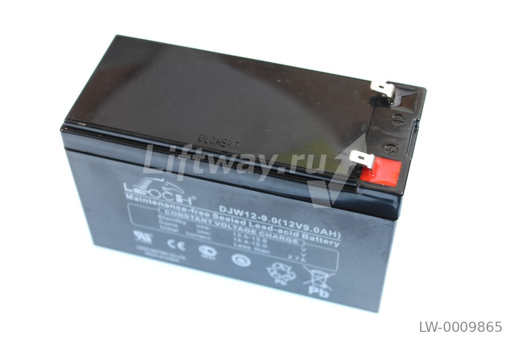 Аккумулятор 12V 9.0 Ah клемма 6.3 мм (151X65X94мм)