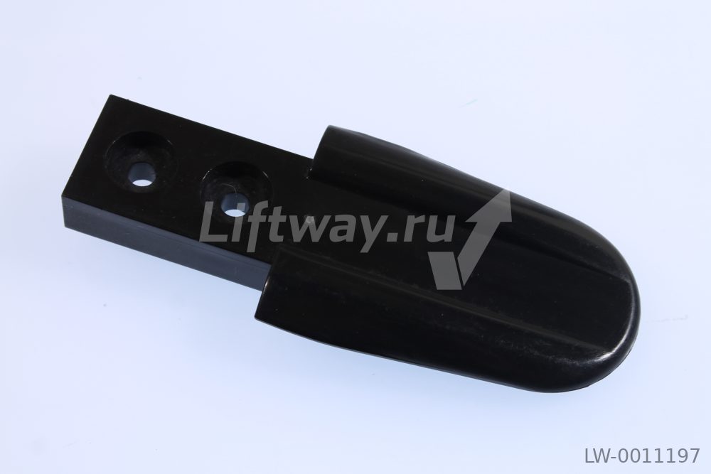 Пластиковая направляющая "лопатка" поручня эскалатора с 2 крепежными отверстиями