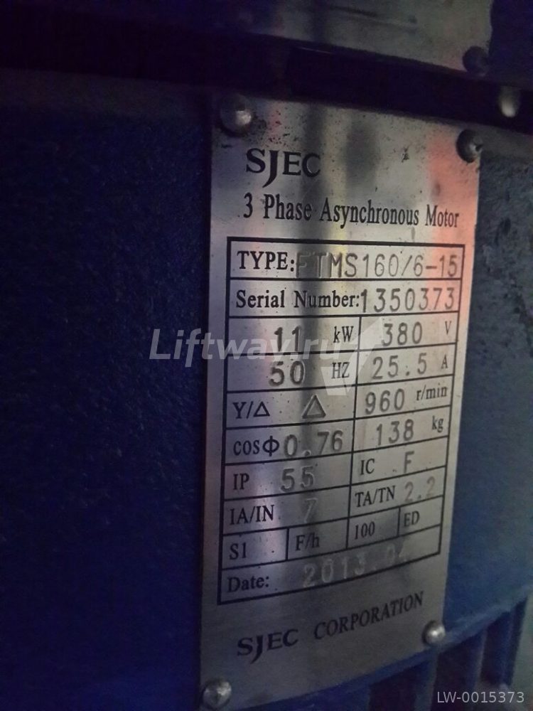 Мотор главного привода траволатора FTMS160/6-15 11kWt SJEC