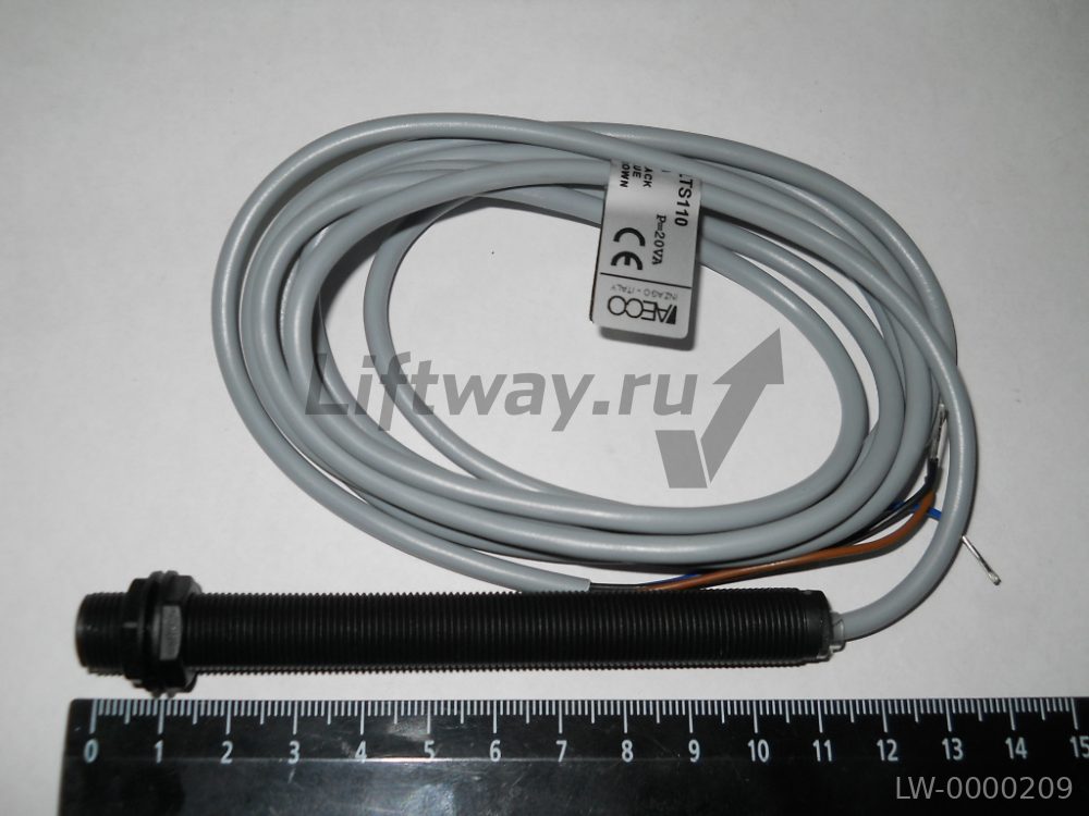 Герконовый моностабильный датчик шахтной информации Monitor НО+НЗ 3конт ALS NC  SR 03 T, up to 2m Ca