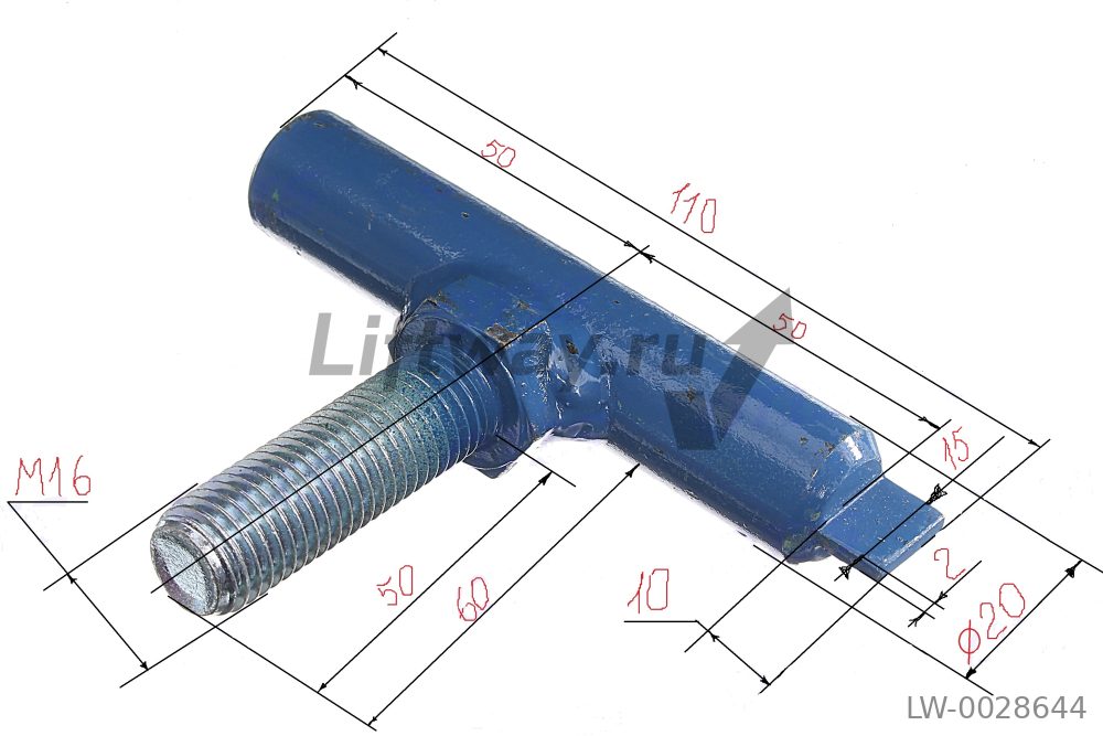 Ключ поднятия плиты перекрытия M16 эскалатора Otis
