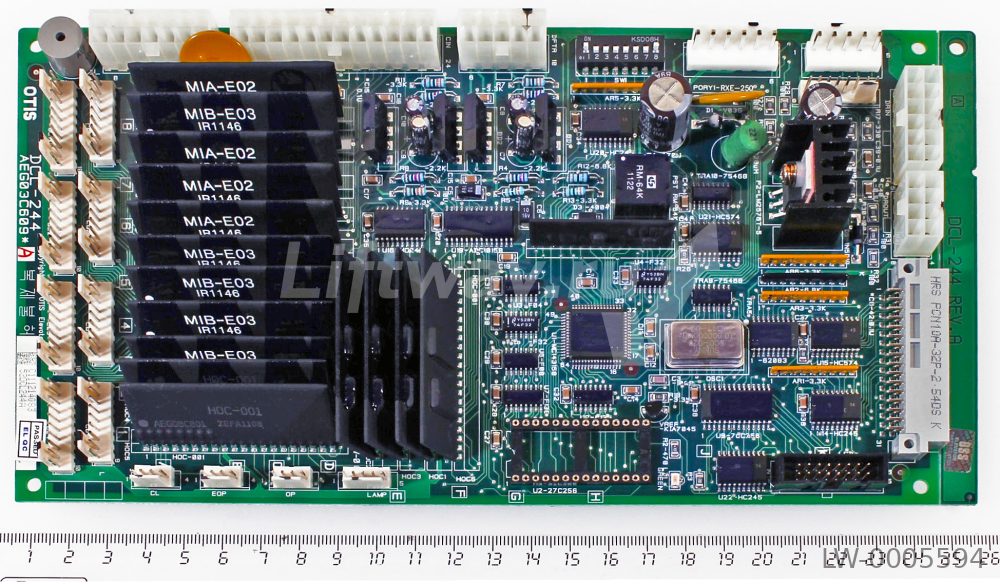 Плата приказного аппарата Sigma PCB DCL-244 (32 остановки)