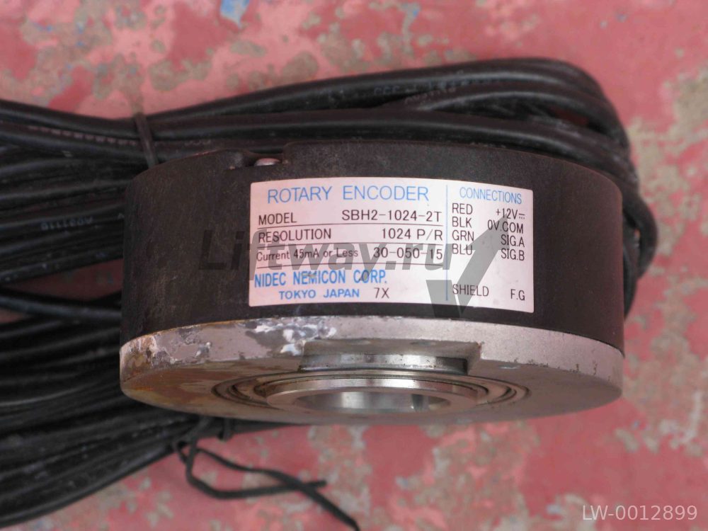 Дубль LW-0002758 - Энкодер NEMIKON SBH2-1024-2T (Mitsibishi) на вал 30мм, 1024 имп./об. питание 12В