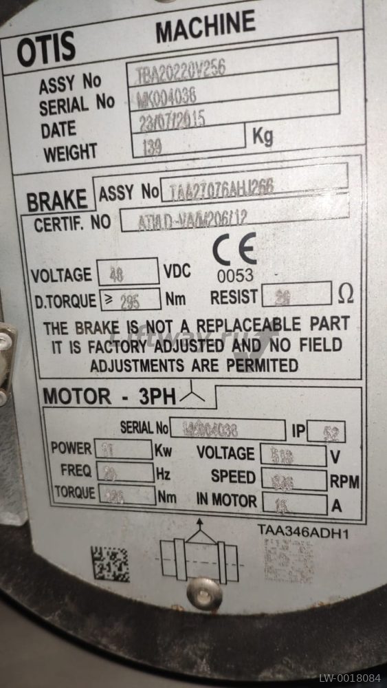 Лебедка Gen2 2T 1000 кг,1,6 м/с, 513В