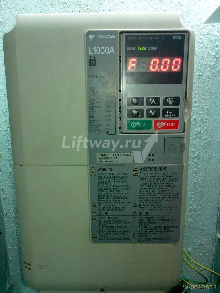 Частотный преобразователь YASKAWA CIMR-LB4A0031FAA 15 kWt