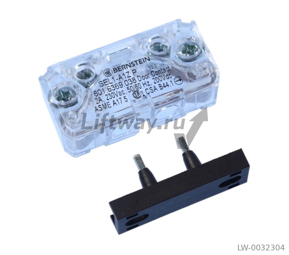 Контакт двери (выкл. безопасности) Bernstein SEL1-A1Z P (2A, 230VAC, 50/60 Hz, 200VDC) с активатором