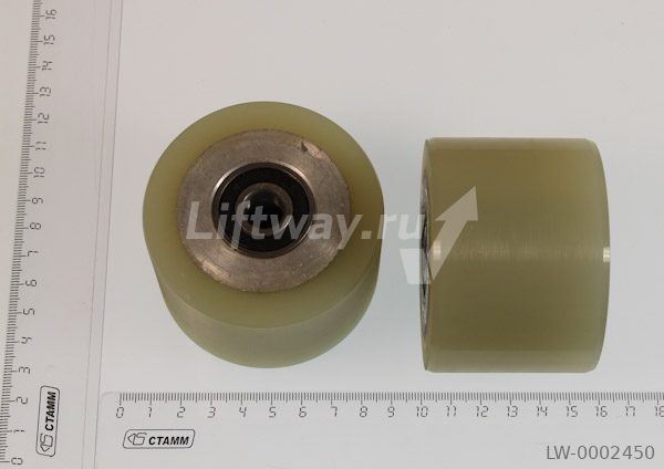 ПЛАСТИКОВЫЙ РОЛИК ПРИЖИМНОЙ БАТАРЕИ ПРИВОДА ПОРУЧНЯ OTIS 506 NCE