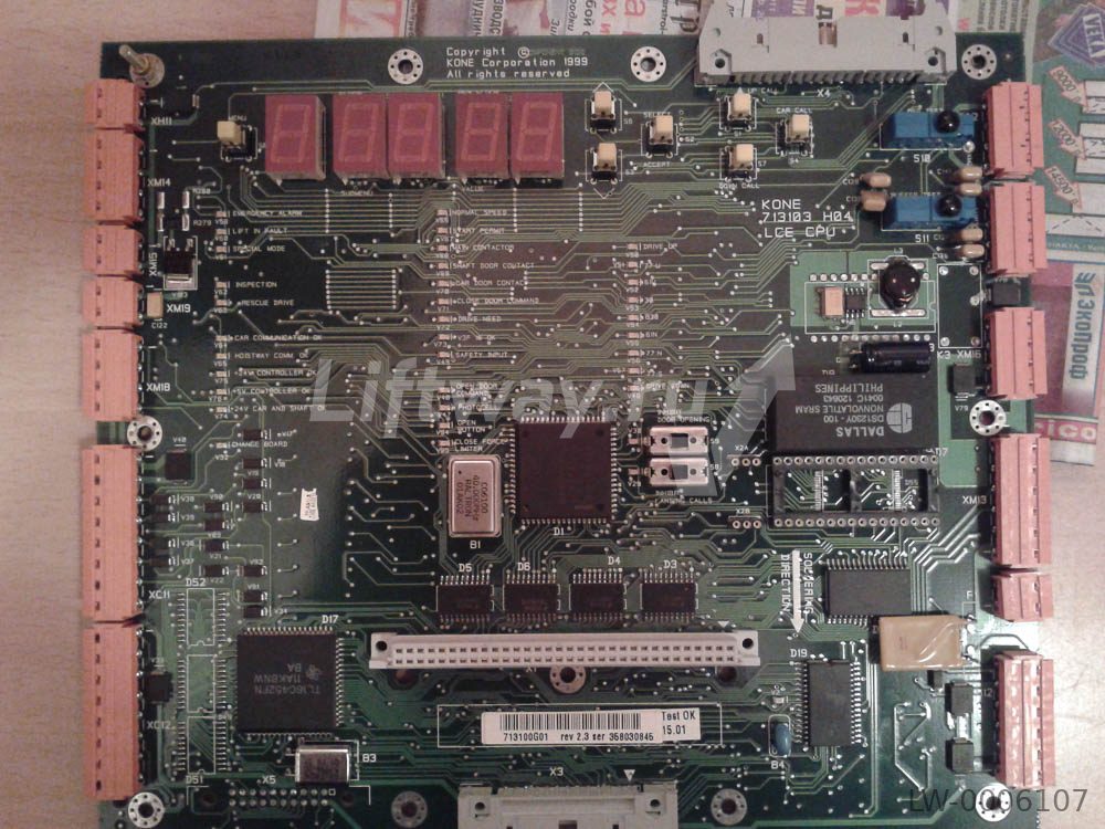 ЭЛЕКТРОННАЯ ПЛАТА LCECPU 2.5, KONE MONOSPACE