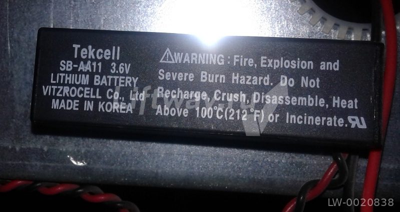 (ДУБЛЬ M13576) Аккумулятор SB-AA11 3.6V Sigma