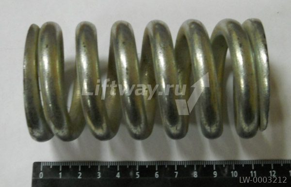 Пружина натяжной станции цепи ступеней Отис 506NCE  L112,5  D60 d40 Dw10