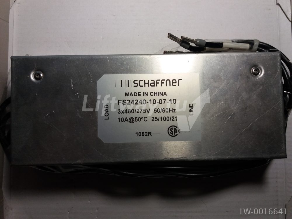 ФИЛЬТР ЧАСТОТНОГО ПРЕОБРАЗОВАТЕЛЯ OTIS SCHAFFNER FS24240-10-07-10 EMI/EMC