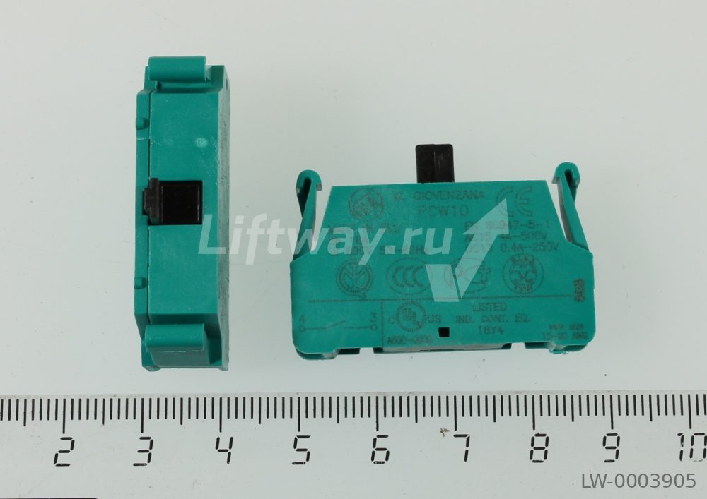 Блок контактов PCW10  (пружинные клеммы)  
