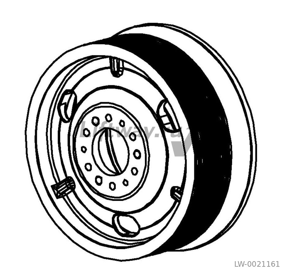 КВШ лебедки PMS420 D410mm ZZ7 DZ10mm BZU 6.7mm