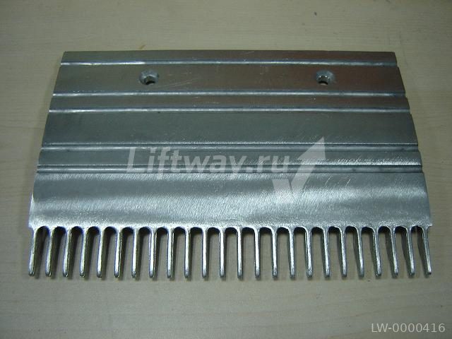 ГРЕБЕНКА ЛЕВАЯ OTIS 506 NCE , БЕЗ ПОКР. НАТУР. АЛЮМ. L=197,994мм 23 зуба