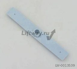 ДУБЛЬ M00147 - ВКЛАДЫШ БАШМАКА КАБИНЫ OTIS, 150x20x6мм