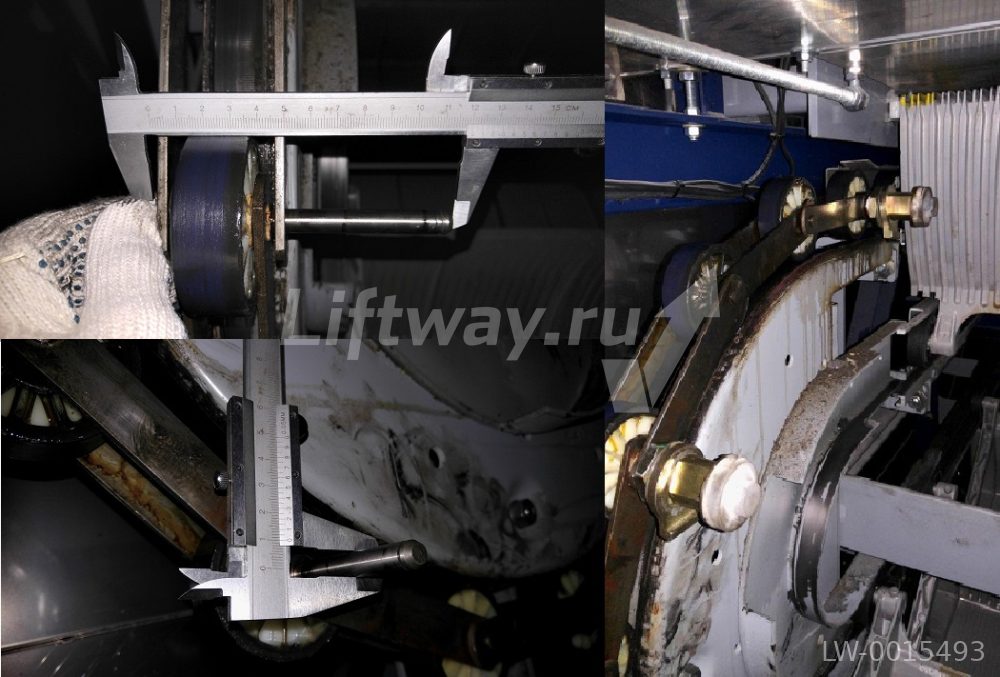 Компл. цепи T-135 на 10 СТУП. 30лев/30прав зв. рол 75мм, палец d=10 мм L119,7, подш. во всех рол.
