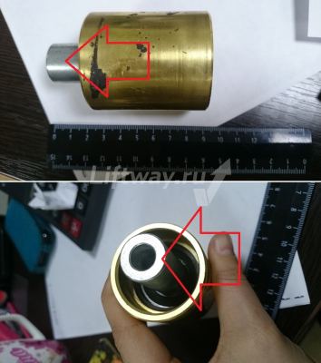 Втулка прижимного ролика поручня XO508/XOP