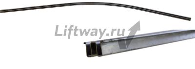 Направляющая поручня стальная  (перех. участ.,нижняя площад)  XO508  (35 град., 2 ступ, балюстр 930)