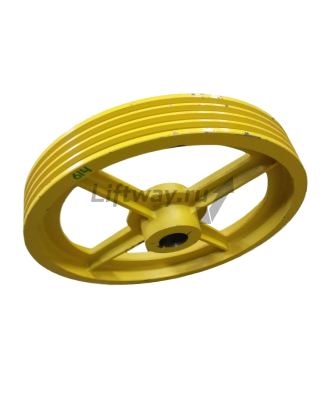 Шкив канатоведущий (КВШ) 650х4х12 для лебедок Montanari (КМЗ)