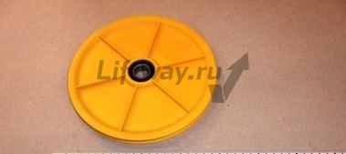 Шкив натяжного устройства ограничителя скорости OL 35 D=198 мм
