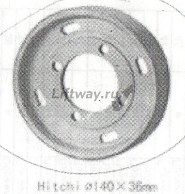 Ролик поручня 140х36 эскалатора Hitachi