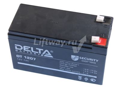 Аккумуляторная батарея 12V, 7Ah, клеммы 4,8